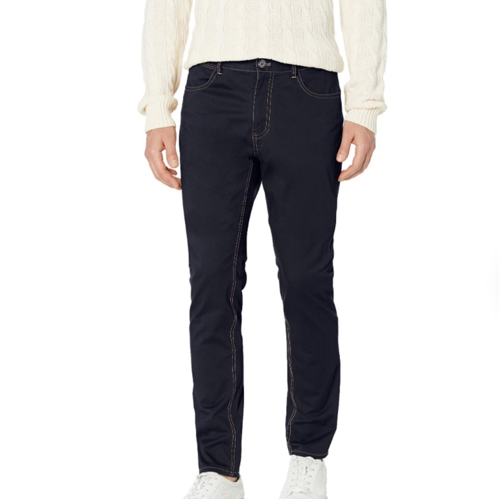 NWT Michael Bastian Navy Stretch  Cotton Pants Size 40 — 5-Pocket Chino Style